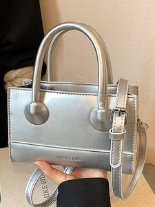 Fashion Women PU Leather Small Square Bag Elegant Minimalist Daily Commute Handbag Adjustable Shoulder Crossbody Bag