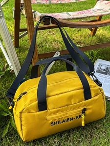 Women Nylon Letter Print Shoulder Bag Casual Sports Messenger Bag Outdoor Lightweight Crossbody Handbag Travel Fitness Bag