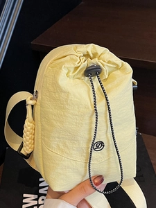 Sac Seau en Nylon Décontracté Léger de Style Coréen pour Femmes Sac à Bandoulière Minimaliste Urbain à la Mode Quotidien