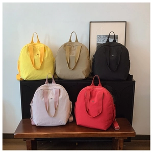 Multiple colors of lightweight waterproof puffy backpacks for travel and commuting