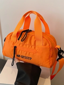QYSSYP Sac à Épaule Casual en Tissu Oxford pour Femmes Hommes Sac Bandoulière Cylindrique Avec Bandoulière Réglable Sac à Main de Sport de Plein Air Quotidien
