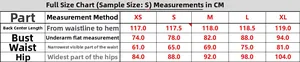 Tableau des tailles pour robe de soirée montrant les mesures poitrine taille et hanches