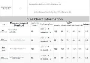 Detailed size chart for sexy off-shoulder sequin evening dress showing measurements XS-XL