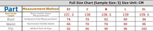 Detailed size guide in cm for sequin evening dress including bust, waist and hip measurements