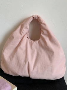 Borsa a Spalla da Donna Semplice in Tessuto Retrò Grande Capacità Borsa da Ascella Gonfia Pendolare Stile Coreano Borsa Morbida
