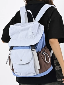 Minimalist multi-color waterproof travel backpack for students with large capacity