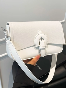 Women PU Leather Small Square Shoulder Bag Vintage Woven Texture Splicing Flap Crossbody Bag Solid Color Daily Fashion Handbag
