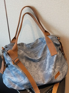 Vintage Washed Canvas Tote Bag For Women Large Capacity Minimalist Square Shoulder Bag Casual Daily Handbag Crossbody Bag
