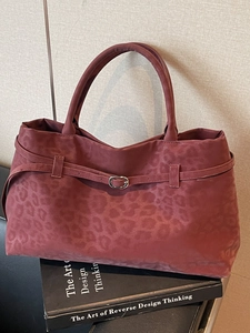 Vintage Leopard Print PU Leather Tote Bag For Women Large Capacity Shoulder Bag With Buckle Retro Commuting Handbag
