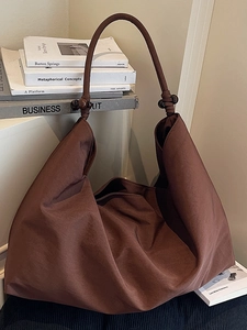 Minimalistische Damen Große Segeltuch Tragetasche Schulter Hobo Tasche Für Reisen Lässige Mode Handtasche Mit Holzperlen
