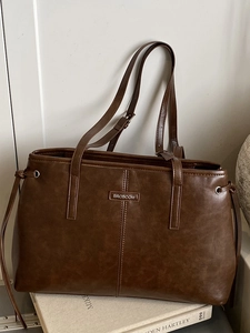 Damen Vintage Leopardenmuster Große Tote-Tasche PU-Leder Schultertasche Mode Pendeln Achselhöhle Handtasche Mit Reißverschluss