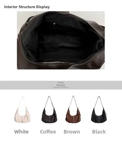 Detailed view of tote bag interior with zipper pocket and four available color options