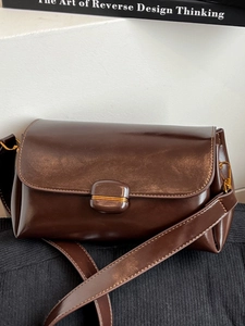 Women Retro PU Leather Suede Patchwork Shoulder Bag Geometric Strap Large Capacity Minimalist Commuter Crossbody Bag Square Bag