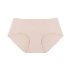 Detail of seamless skin-friendly women's underwear with a smooth raw-cut edge finish
