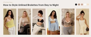 Styling unlined triangle bralettes for various daily activities and social events