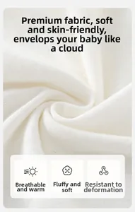 Close-up of soft floral baby set fabric showing breathable cotton texture and weave