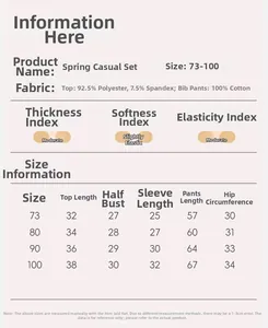 Guide des tailles détaillé et spécifications du tissu pour l'ensemble salopette fille