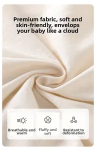 Detailaufnahme von weichem atmungsaktivem Bio-Baumwollstoff für Baby-Sommer-Einteiler