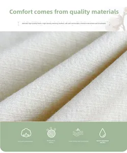 Close-up of soft cotton baby romper fabric showing breathable texture and weave