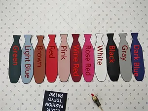 Close-up of adjustable leather bag strap accessories in eleven vibrant assorted colors