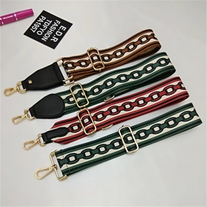 Women Adjustable Ethnic Style Bag Strap Replacement Polyester Wide Shoulder Belt For Crossbody Bag Handbag Decoration