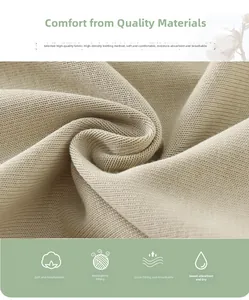 Close-up of high-density soft knit cotton fabric for baby autumn sweatshirt set