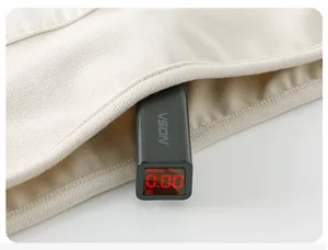 Close-up of fluorescent agent test on premium cream-colored knit fabric showing zero chemical