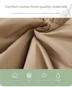 Detailed close-up of high-density soft woven fabric for toddler down vest insulation