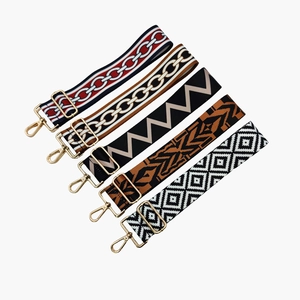 Adjustable Bag Strap Replacement Shoulder Strap Wide Polyester Woven Crossbody Belt For Women Handbag Schoolbag Leopard Cow Print Accessory