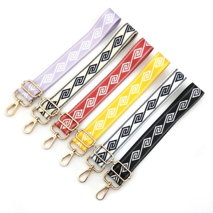Adjustable Diamond Pattern Wide Shoulder Strap For Handbags Crossbody Bags Woven Polyester Purse Strap Belt Accessories