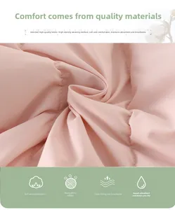 Macro shot of pink high-density fabric for toddler down jacket with breathable texture