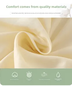 Macro shot of high-density cream fabric showing soft texture for baby winter jumpsuit