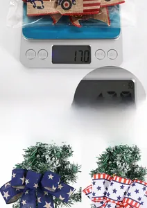 Fiocco decorativo bandiera americana per Independence Day dal peso di 17,0 grammi