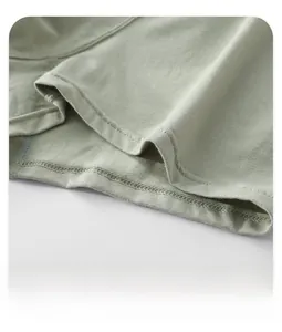 Detailed close-up showing the soft cotton fabric and smooth stitching of men's boxers
