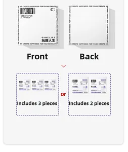 Detail view of premium men cotton underwear packaging box in 2 and 3 pack configurations