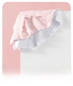 Detail of high-elasticity leg openings on soft modal cotton breathable panties