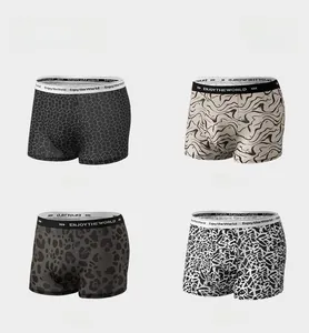 Herren Boxer-Shorts in EU-Größe mit Stern-, Marmor-, Leopard- und Graffiti-Mustern