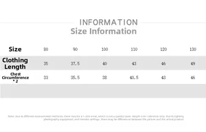 Detailed size guide for girls' short sleeve t-shirt showing length and bust measurements