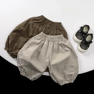 Kinder Koreanischer Stil Lockere Baumwolle Haremshose Atmungsaktiv Sommer Anti-Mücken Ballonhose Für Jungen Mädchen Lässige Kleidung