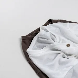 Lightweight breathable kids sun protection jacket with two-piece design and button detail