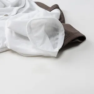 Close-up of contrast trim cuffs and breathable knit texture on kids' sun protection jacket