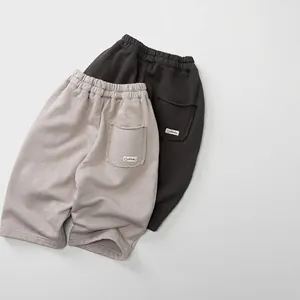 Pantaloni Sportivi in Cotone Casual per Bambini Joggers Larghi Con Vita Elastica Stampa di Lettere per Ragazzi e Ragazze