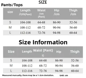 Tabella taglie dettagliata per completo da donna 3 pezzi con blazer e pantaloni