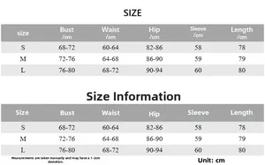 Size chart for leopard print bodysuit with bust, waist, hip, and sleeve measurements