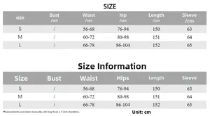 Size chart showing S, M, L measurements in cm for this sexy red bodycon mesh maxi dress