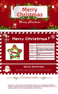 Detail of 3D star Christmas cartoon wreath made of premium white cardboard