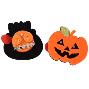 Set di spille LED di Halloween con zucca e mostro per costumi da festa e decorazioni