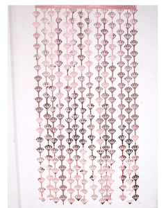 Rose gold diamond-shaped foil curtain background for birthday and wedding party decor