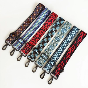 Adjustable wide replacement shoulder straps with seven ethnic and leopard print patterns