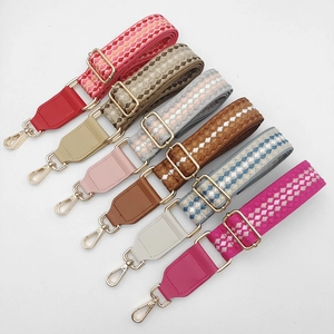 Tracolla Regolabile Larga per Borse a Mano Etnica Jacquard Intessuta in Poliestere Tracolla per Borsa Crossbody